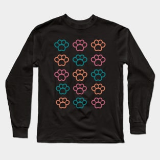 Paw prints Long Sleeve T-Shirt